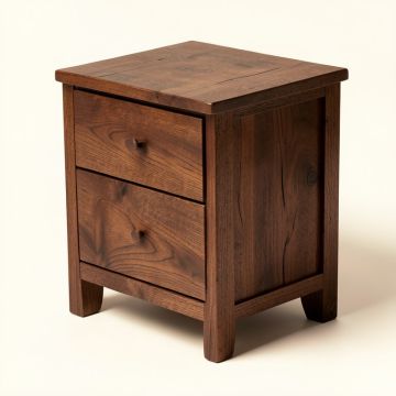 Puig 1 - Drawer Solid Wood Nightstand (synthetic illustration; no displayed measurements)
