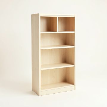 Shore Bridge Freestanding Bookcase - Ivory (synthetic illustration; no displayed measurements)