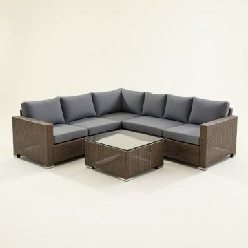Everton 4 Piece Sectional Seating Group With Cushions (synthetic illustration; no displayed measurements)
