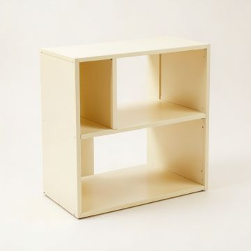 Meadow Bridge Desktop Shelving Unit - Cream (synthetic illustration; no displayed measurements)