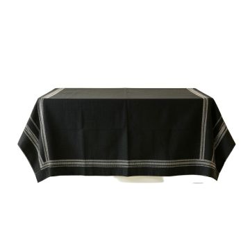Olive Canyon Flat Bed Sheet - Black
