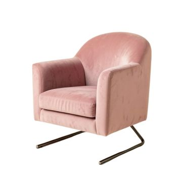 Accent Chair Living Room/Bed Room , Modern Leisure Chair Pink