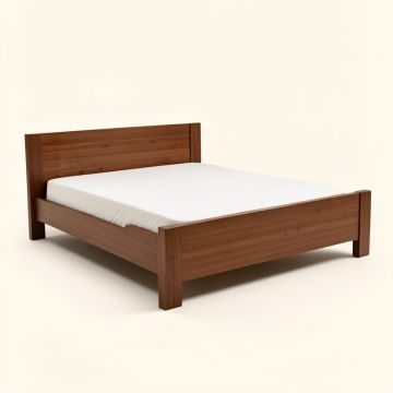 Salcombe Solid Wood Platform Bed (synthetic illustration; no displayed measurements)