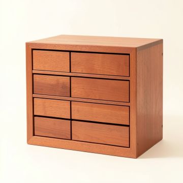 Spruce Bend Small-Parts Storage Drawer Cabinet - Terracotta (synthetic illustration; no displayed measurements)