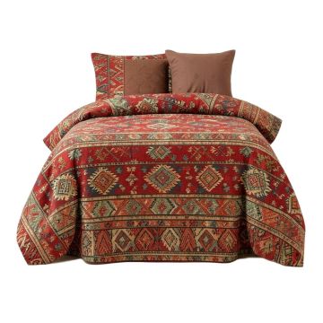 Shruthi Modern Southwestern Geo Duvet Cover Set