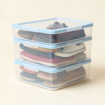 20 Pair Stackable Shoe Storage Box (synthetic illustration; no displayed measurements)
