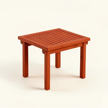 Lake Brook Compact Balcony Table - Terracotta (synthetic illustration; no displayed measurements)