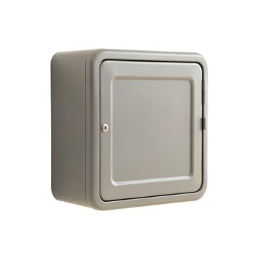 Slate Bluff Wall-Mounted Entry Cabinet - Gray