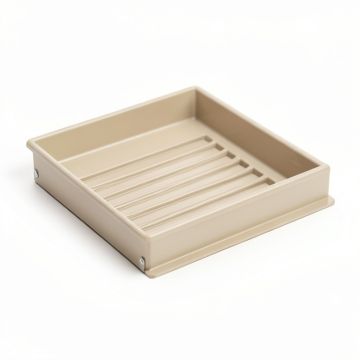 Flint Bluff Empty Under-Desk Cable Tray - Beige (synthetic illustration; no displayed measurements)