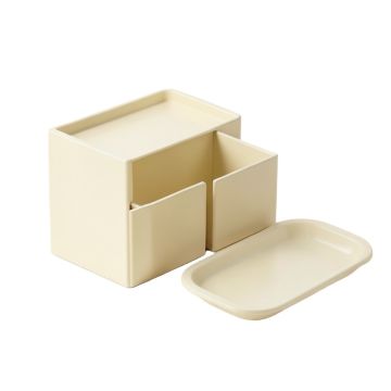 Bay Bluff Empty Coffee-Station Organizer - Cream
