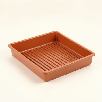 Glen Bluff Empty Under-Desk Cable Tray - Terracotta (synthetic illustration; no displayed measurements)