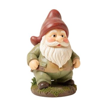 Twinkling Light Gnome Garden Statue