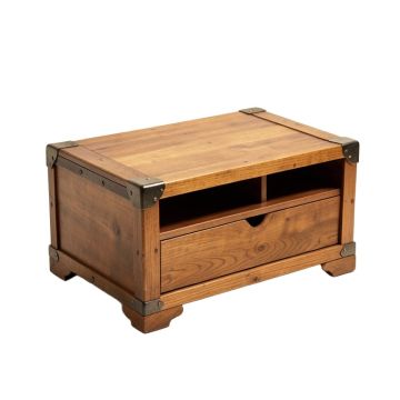Felita Solid Wood Coffee Table With Storage