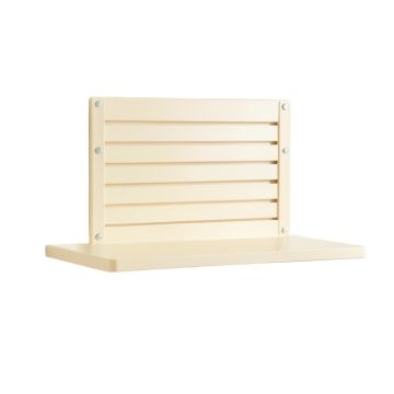 Heath Canyon Wall-Mounted Entryway Organizer Shelf - Ivory