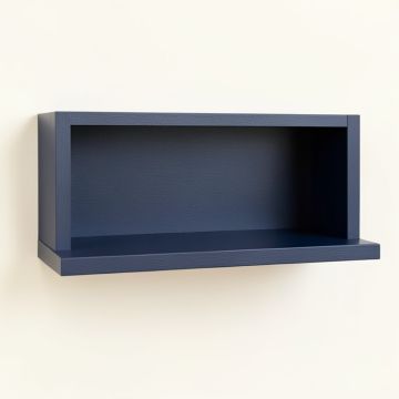 Harbor Bend Wall-Mounted Shelf - Navy (synthetic illustration; no displayed measurements)