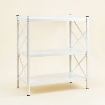 Field Branch Empty Seed-Starting Shelving Unit Without Lights - White (synthetic illustration; no displayed measurements)