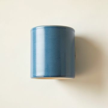 Flint Canyon Wall Sconce Mounted On A Plain Wall - Blue (synthetic illustration; no displayed measurements)