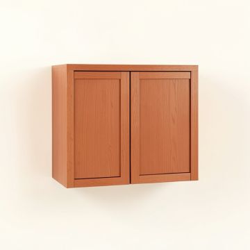 Linden Bend Wall-Mounted Entry Cabinet - Terracotta (synthetic illustration; no displayed measurements)