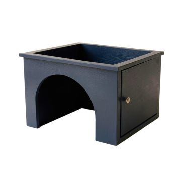 Cliff Dale Empty Furniture-Style Litter Enclosure - Navy
