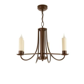 Magdalen 4 - Light Candle Style Drum Chandelier
