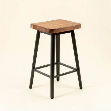 Aghcully Solid Wood Counter & Bar Stool (synthetic illustration; no displayed measurements)