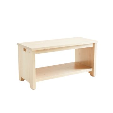 Reed Field Indoor Bench - Ivory (synthetic illustration; no displayed measurements)