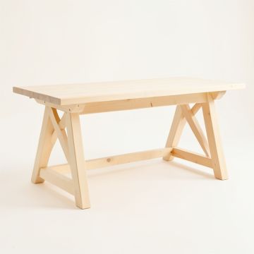 Glen Edge Empty Workshop Workbench - Ivory (synthetic illustration; no displayed measurements)