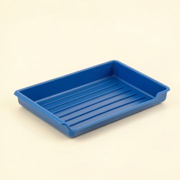 Cliff Fold Empty Under-Desk Cable Tray - Blue (synthetic illustration; no displayed measurements)