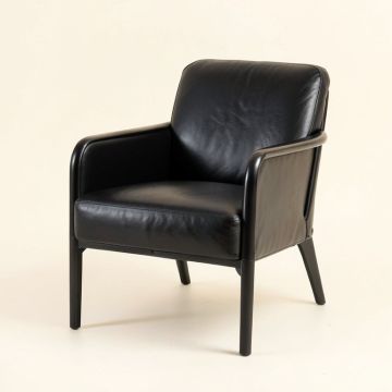 38.98 '' W Faux Leather Armchair (synthetic illustration; no displayed measurements)