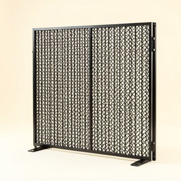 6 Ft. H X 4 Ft. W Laser Cut Metal Privacy Screen (synthetic illustration; no displayed measurements)
