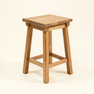 Hinton Solid Wood Bar & Counter Stool (synthetic illustration; no displayed measurements)