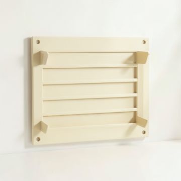 Dawn Bend Empty Wall-Mounted Tool Organizer Panel - Cream (synthetic illustration; no displayed measurements)