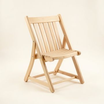 Spruce Dale Folding Outdoor Chair - Beige (synthetic illustration; no displayed measurements)