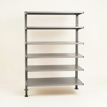 7-Shelf Steel Ball Wall Mounted Sports Rack (synthetic illustration; no displayed measurements)
