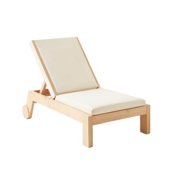 Flint Branch Outdoor Lounge Chair - Ivory