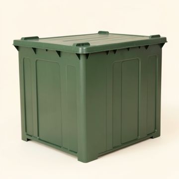 4 Ft. W X 2 Ft. D Plastic Horizontal Garbage Shed (synthetic illustration; no displayed measurements)