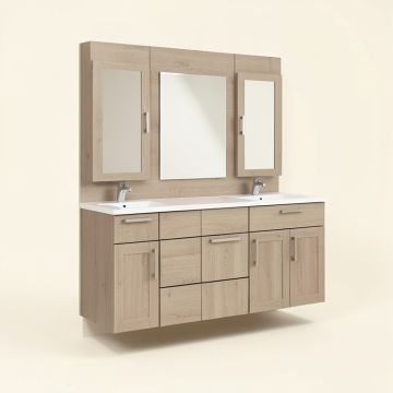 Essfa 61 '' Double Bathroom Vanity Set (synthetic illustration; no displayed measurements)
