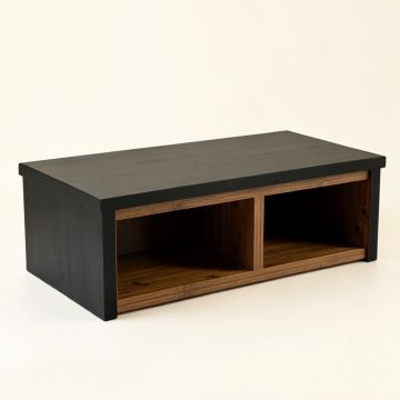 Alder Brook Shoe Storage Bench - Black (synthetic illustration; no displayed measurements)