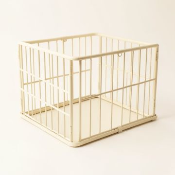 Holly Field Empty Furniture-Style Pet Crate - Ivory (synthetic illustration; no displayed measurements)