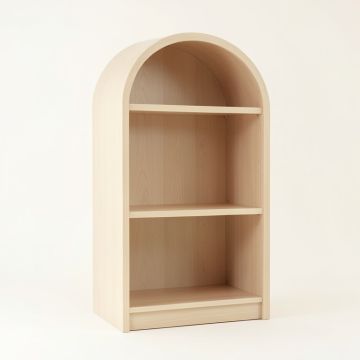 Meadow Dale Freestanding Bookcase - Beige (synthetic illustration; no displayed measurements)