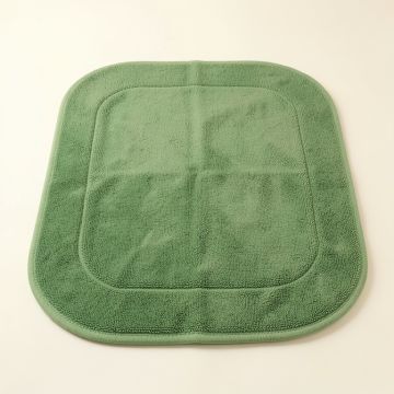 Clay Dale Bath Mat - Green (synthetic illustration; no displayed measurements)
