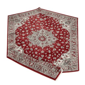 Musgrave Power Loom Red/Gray Rug