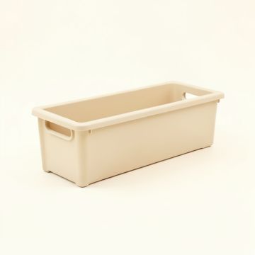 River Dale Narrow Outdoor Storage Bench - Beige (synthetic illustration; no displayed measurements)