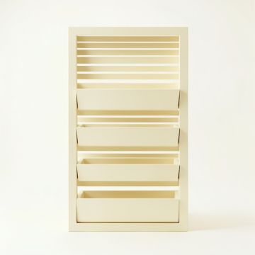Alder Crest Empty Vertical Garden Frame - Ivory (synthetic illustration; no displayed measurements)