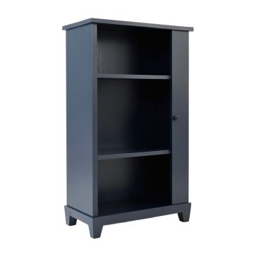 Ash Edge Freestanding Bookcase - Navy