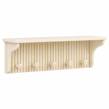 Briar Bluff Wall-Mounted Entryway Organizer Shelf - Cream