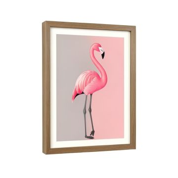 Flamingo Framed Graphic Art