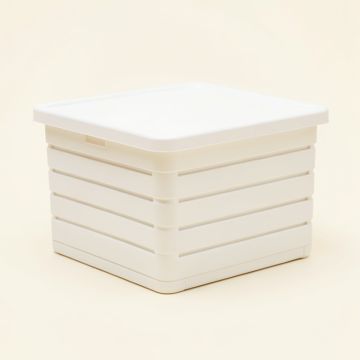Summit Dale Closed Outdoor Storage Box - White (synthetic illustration; no displayed measurements)