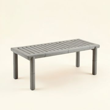 Rowan Brook Indoor Bench - Gray (synthetic illustration; no displayed measurements)
