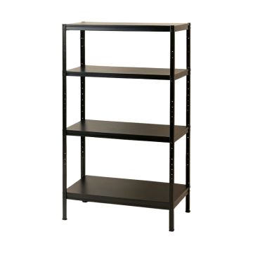 River Bridge Empty Seed-Starting Shelving Unit Without Lights - Black